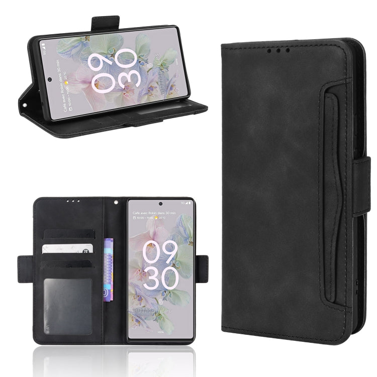For Google Pixel 6a Skin Feel Calf Pattern Leather Phone Case