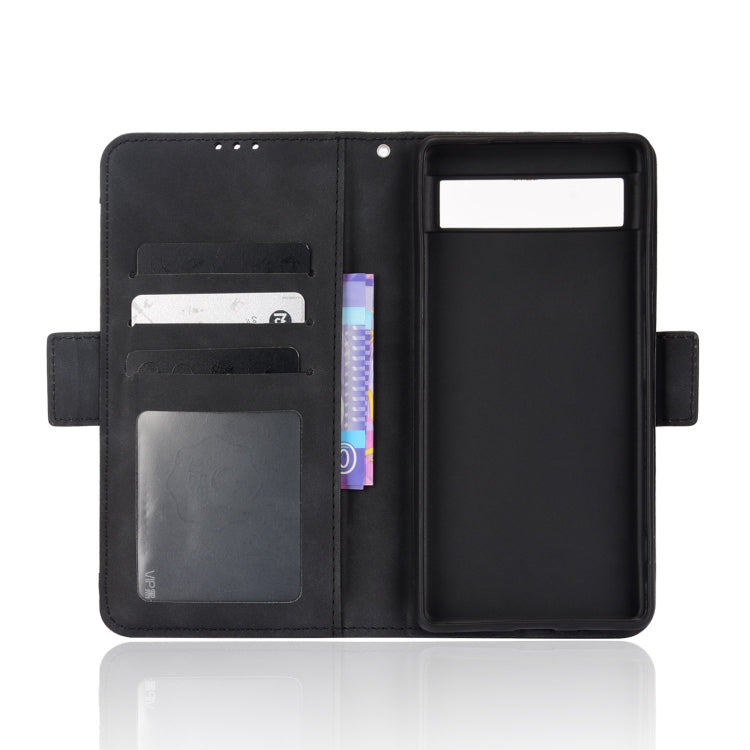 For Google Pixel 6a Skin Feel Calf Pattern Leather Phone Case