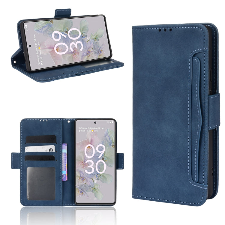 For Google Pixel 6a Skin Feel Calf Pattern Leather Phone Case