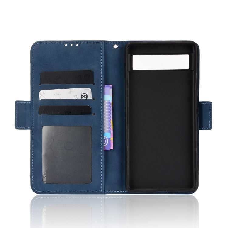 For Google Pixel 6a Skin Feel Calf Pattern Leather Phone Case