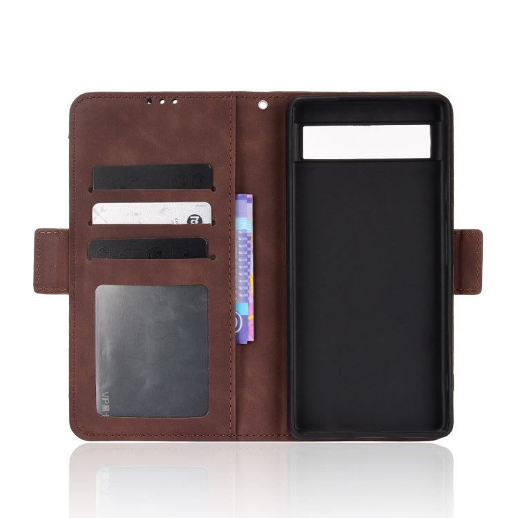 For Google Pixel 6a Skin Feel Calf Pattern Leather Phone Case