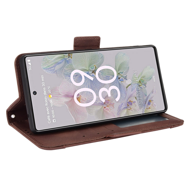 For Google Pixel 6a Skin Feel Calf Pattern Leather Phone Case