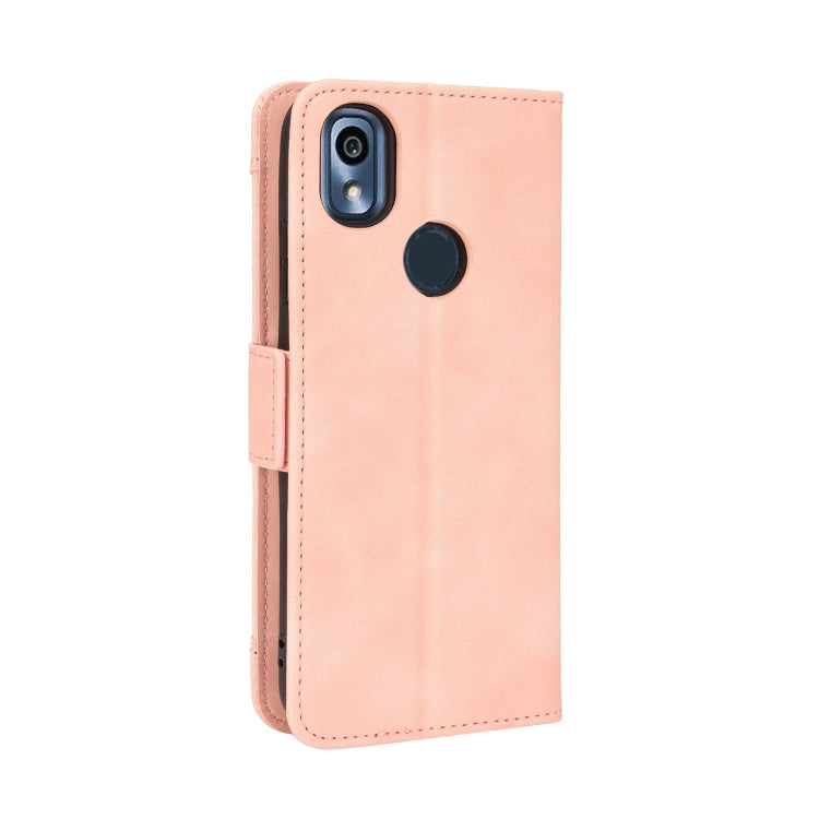For Kyocera KY-51B Skin Feel Calf Pattern Leather Phone Case