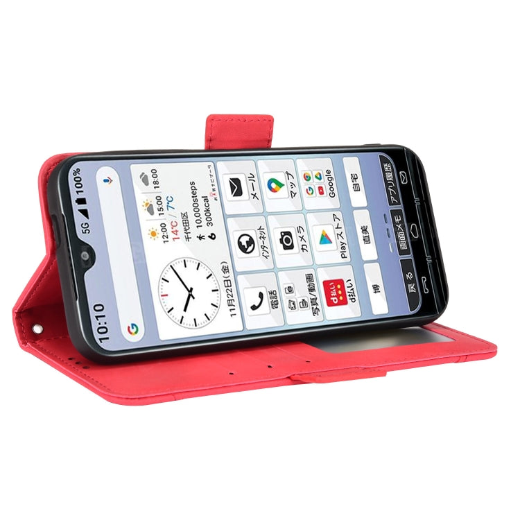 For Kyocera KY-51B Skin Feel Calf Pattern Leather Phone Case