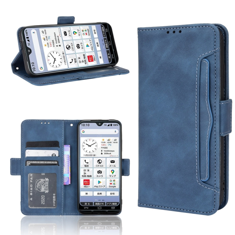 For Kyocera KY-51B Skin Feel Calf Pattern Leather Phone Case