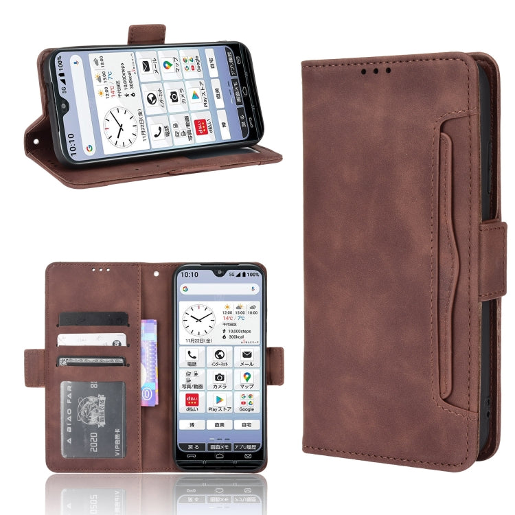 For Kyocera KY-51B Skin Feel Calf Pattern Leather Phone Case