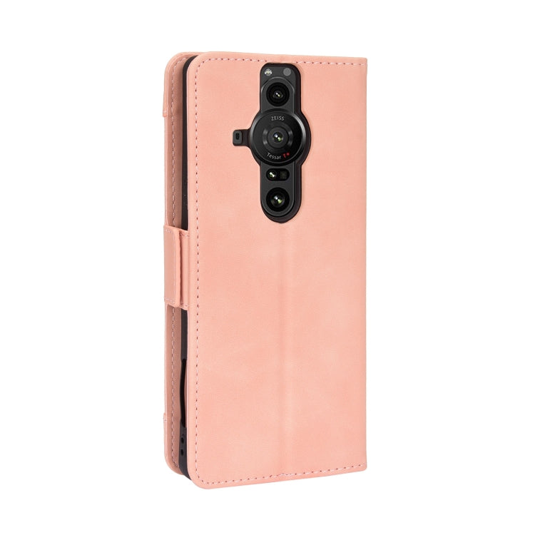 For Sony Xperia Pro-I Skin Feel Calf Pattern Leather Phone Case