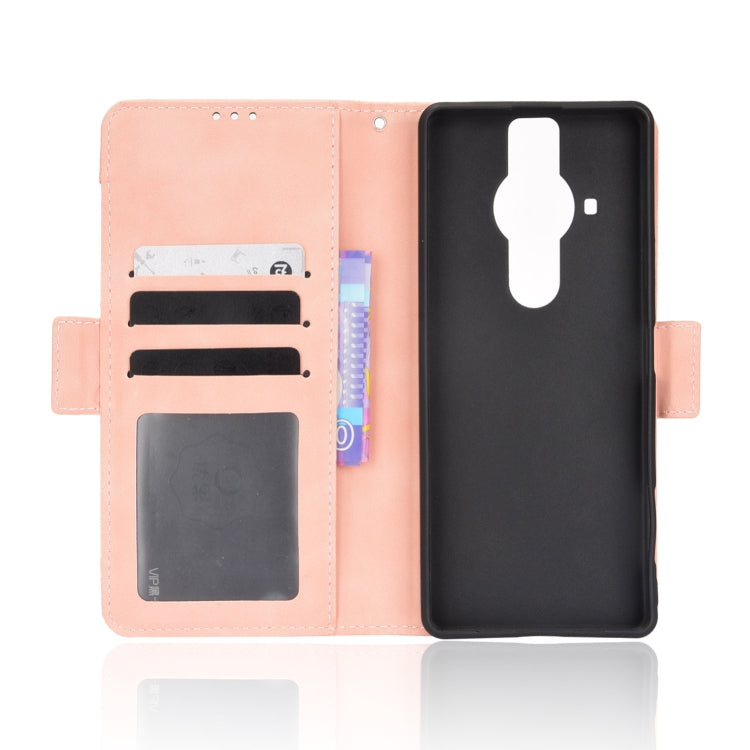 For Sony Xperia Pro-I Skin Feel Calf Pattern Leather Phone Case