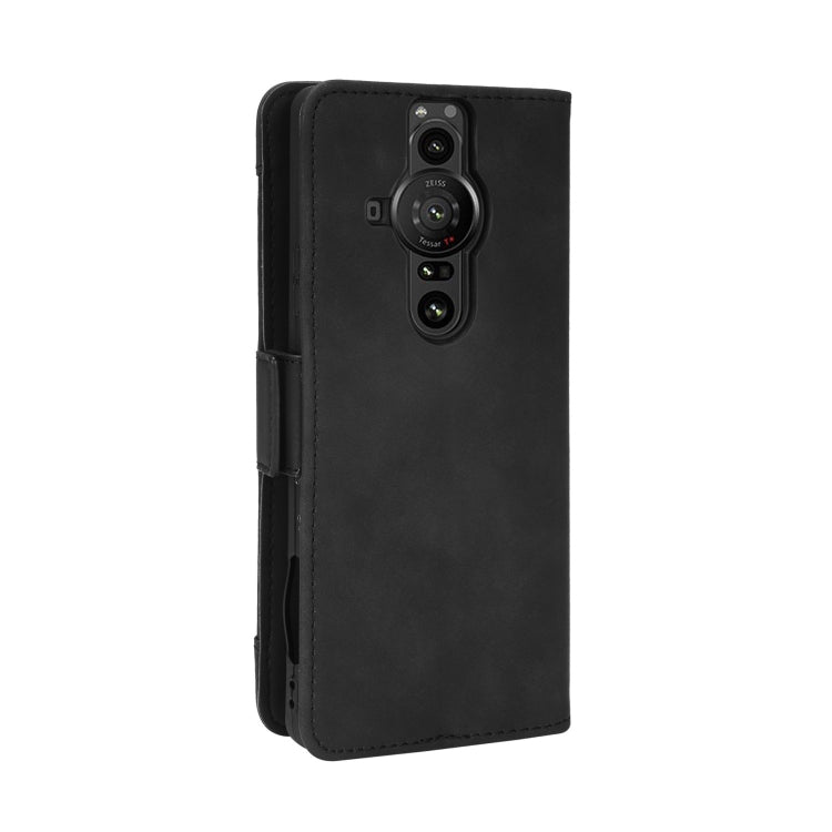 For Sony Xperia Pro-I Skin Feel Calf Pattern Leather Phone Case