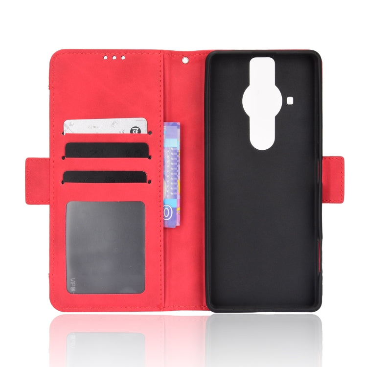 For Sony Xperia Pro-I Skin Feel Calf Pattern Leather Phone Case