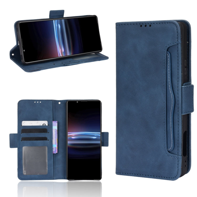 For Sony Xperia Pro-I Skin Feel Calf Pattern Leather Phone Case
