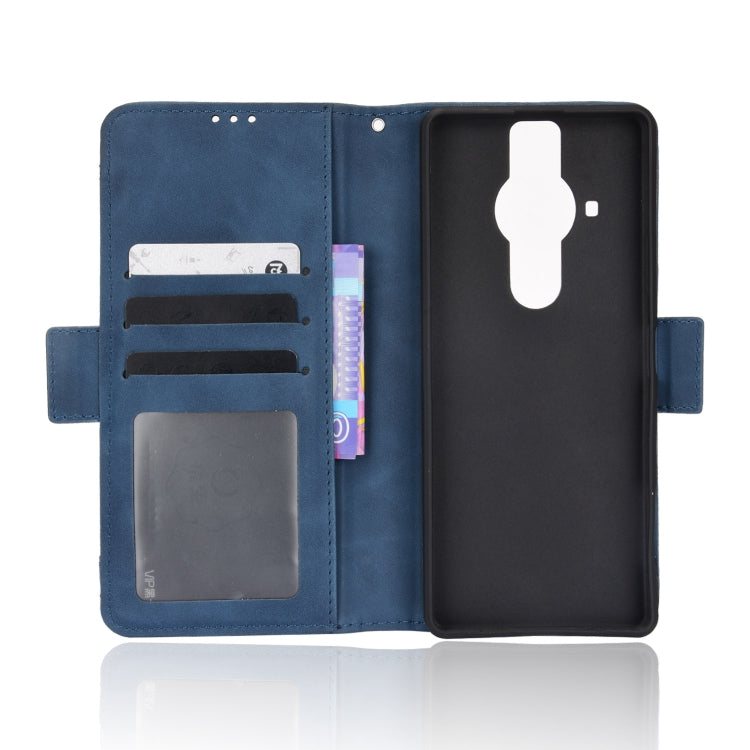 For Sony Xperia Pro-I Skin Feel Calf Pattern Leather Phone Case
