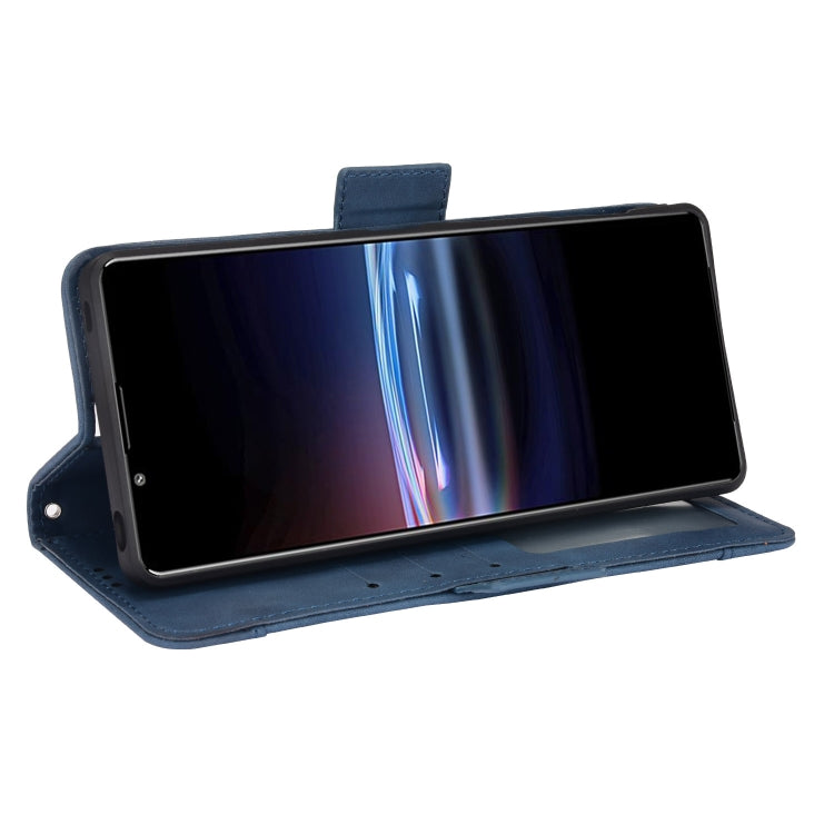 For Sony Xperia Pro-I Skin Feel Calf Pattern Leather Phone Case