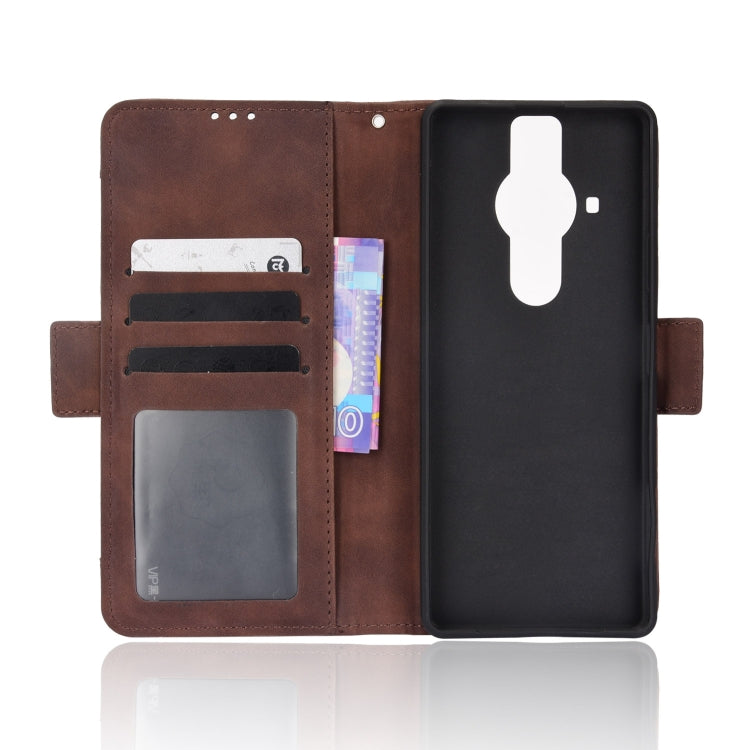 For Sony Xperia Pro-I Skin Feel Calf Pattern Leather Phone Case