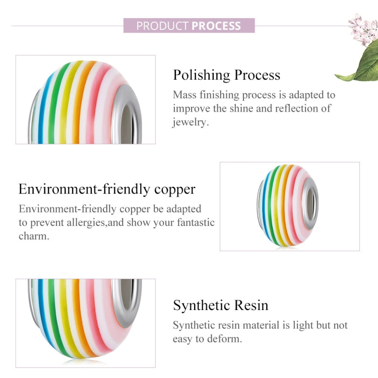 Rainbow Resin Beads DIY Bracelet Necklace Accessories