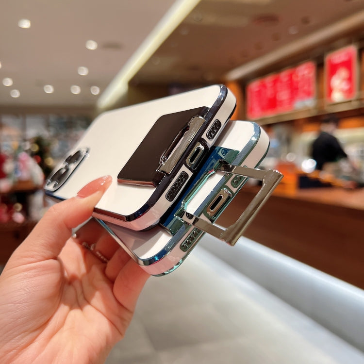 For iPhone 13 Pro Electroplating TPU Phone Case with Holder