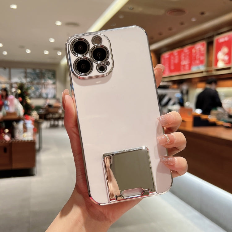 For iPhone 12 Pro Max Electroplating TPU Phone Case with Holder