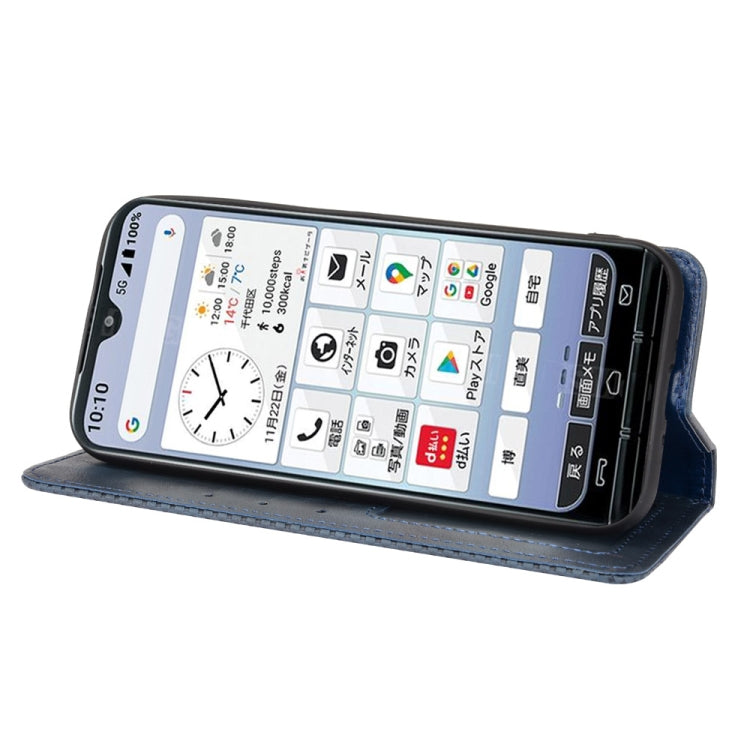 For Kyocera KY-51B Magnetic Buckle Retro Texture Leather Case