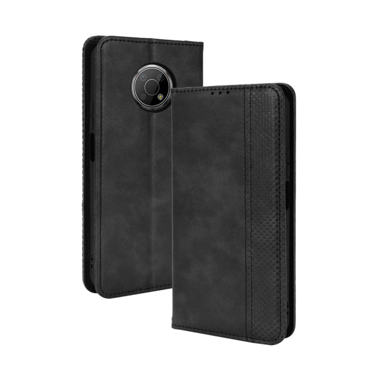 For Nokia G300 Magnetic Buckle Retro Texture Leather Case
