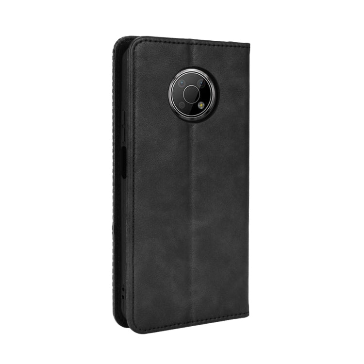 For Nokia G300 Magnetic Buckle Retro Texture Leather Case