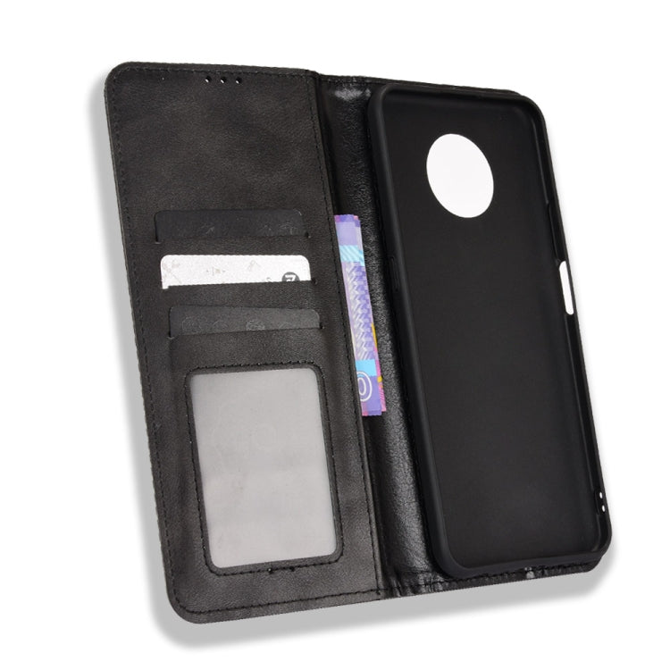 For Nokia G300 Magnetic Buckle Retro Texture Leather Case