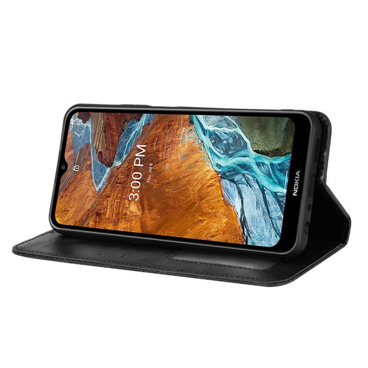 For Nokia G300 Magnetic Buckle Retro Texture Leather Case