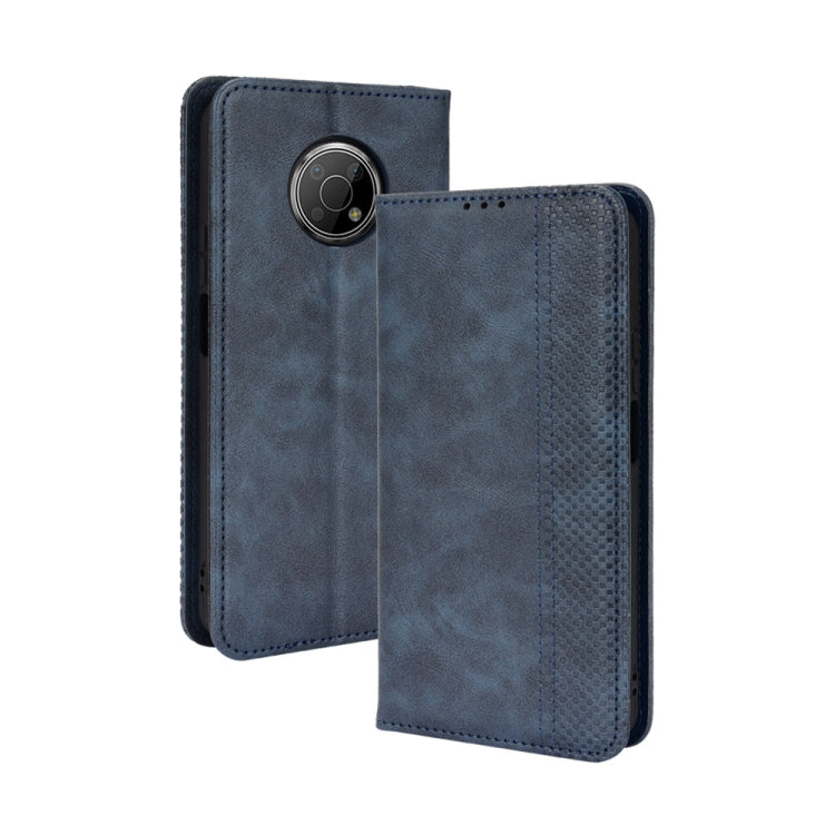 For Nokia G300 Magnetic Buckle Retro Texture Leather Case