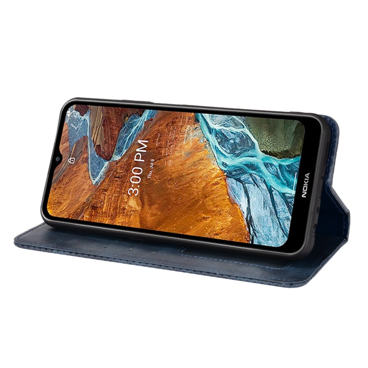 For Nokia G300 Magnetic Buckle Retro Texture Leather Case