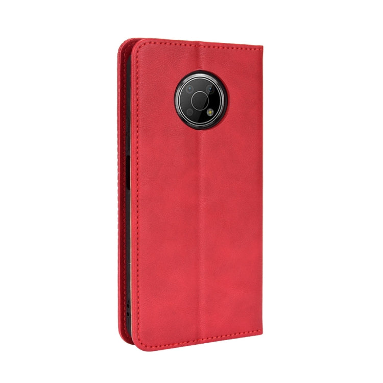 For Nokia G300 Magnetic Buckle Retro Texture Leather Case