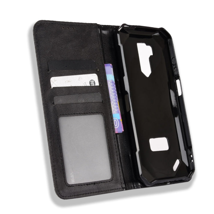 For Ulefone Armor X9 Magnetic Buckle Retro Texture Leather Case