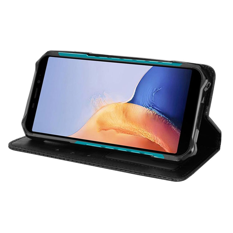For Ulefone Armor X9 Magnetic Buckle Retro Texture Leather Case