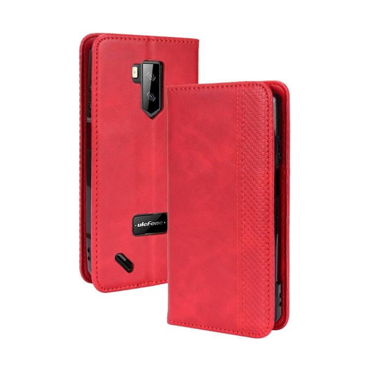 For Ulefone Armor X9 Magnetic Buckle Retro Texture Leather Case