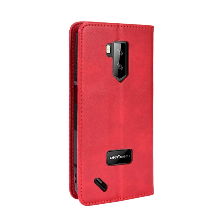 For Ulefone Armor X9 Magnetic Buckle Retro Texture Leather Case