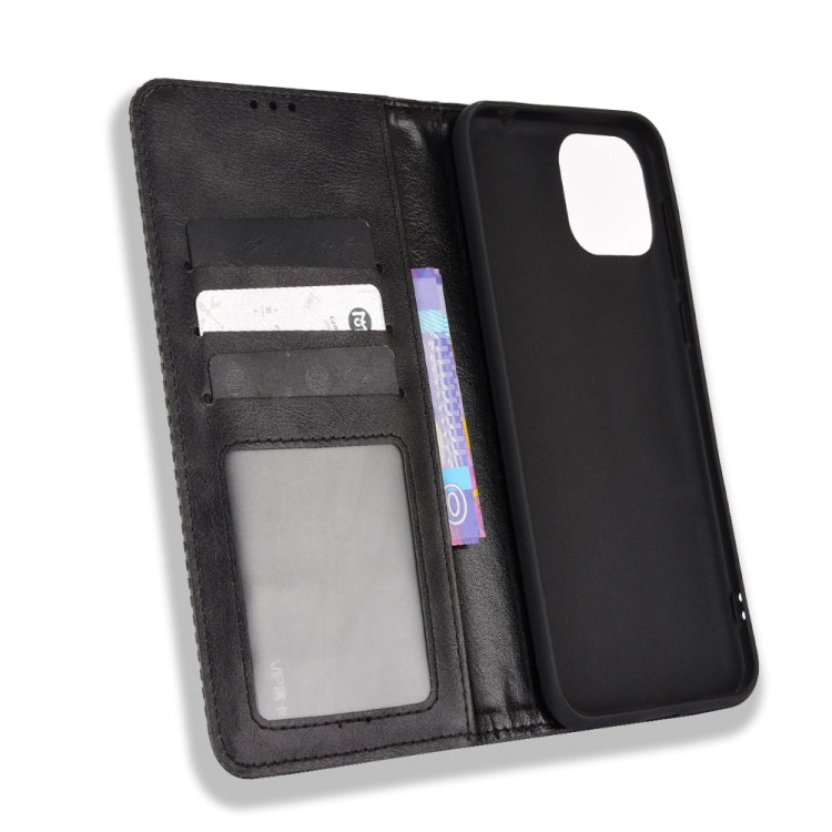 For Ulefone Note 6 / Note 6P Magnetic Buckle Retro Texture Leather Case