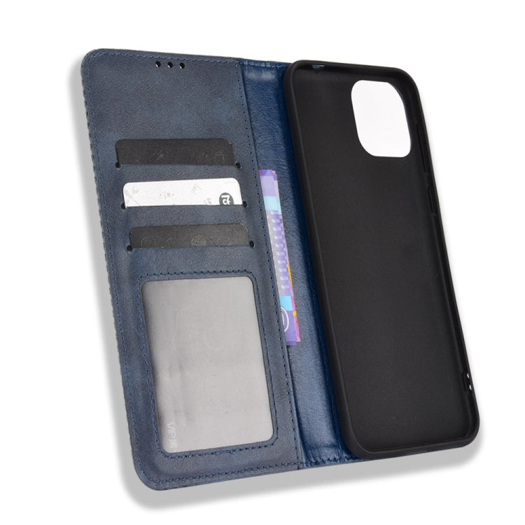 For Ulefone Note 6 / Note 6P Magnetic Buckle Retro Texture Leather Case