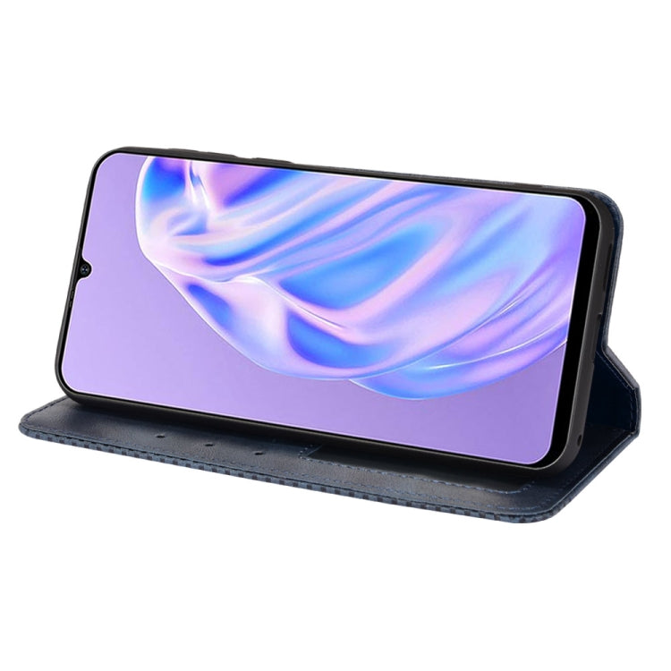 For Ulefone Note 6 / Note 6P Magnetic Buckle Retro Texture Leather Case