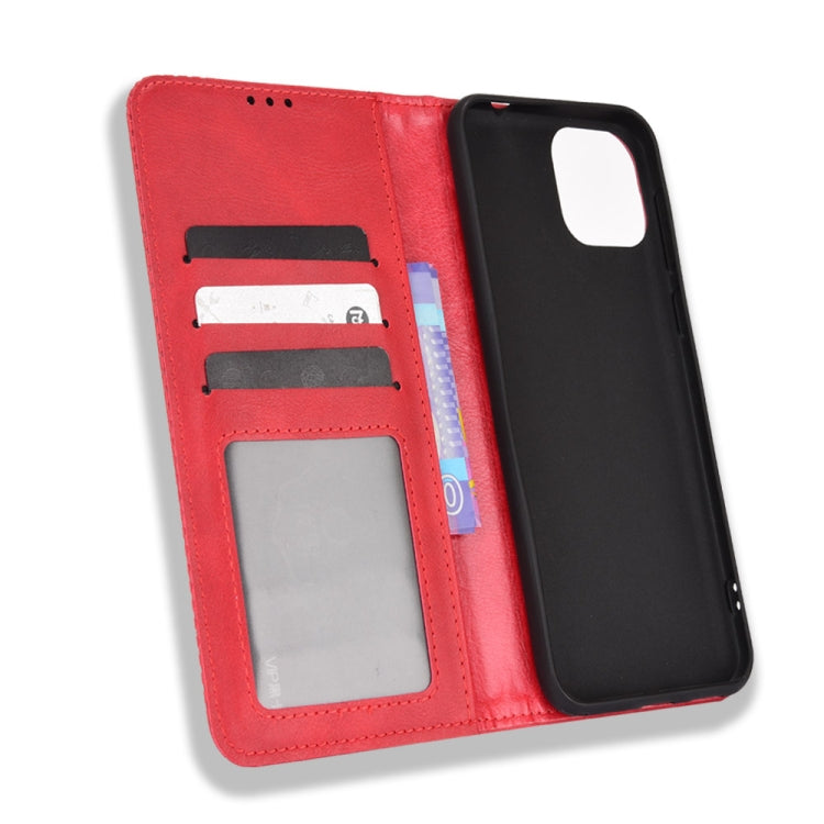 For Ulefone Note 6 / Note 6P Magnetic Buckle Retro Texture Leather Case