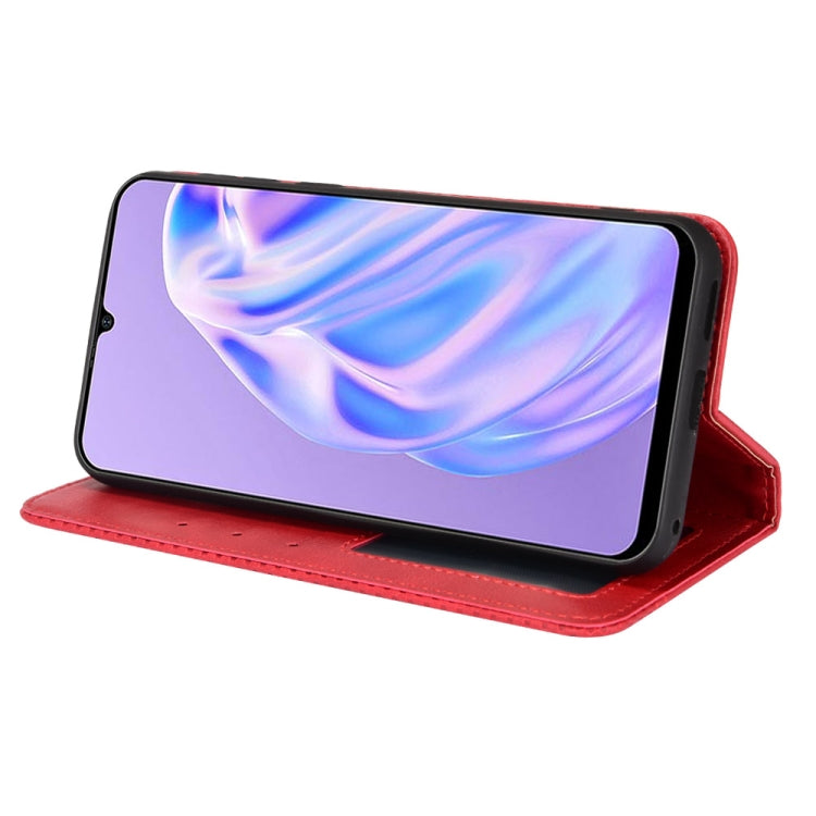 For Ulefone Note 6 / Note 6P Magnetic Buckle Retro Texture Leather Case