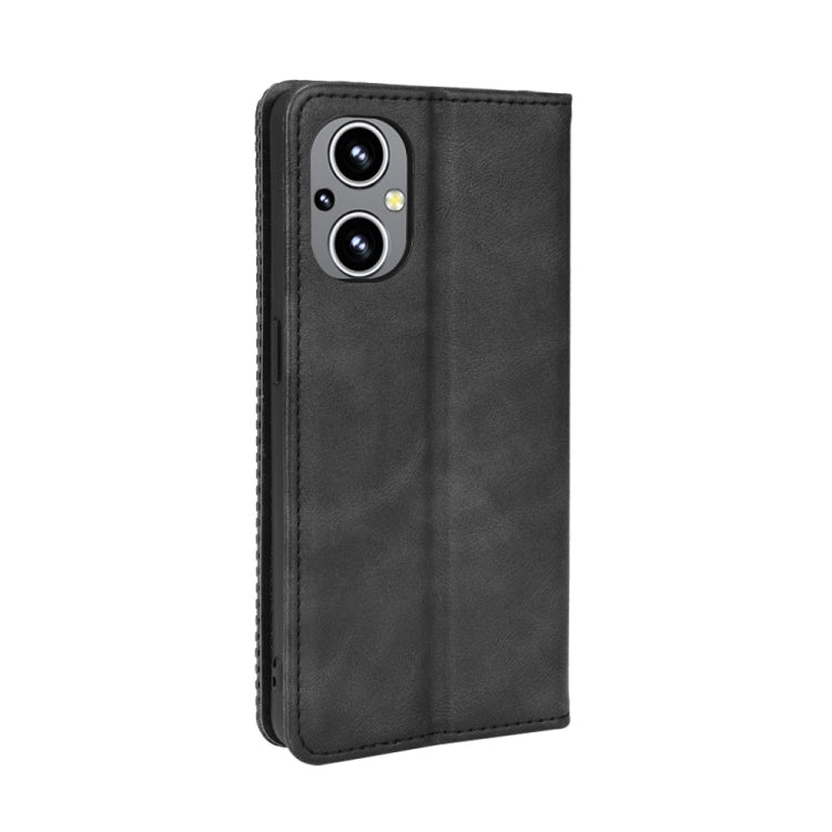 For OnePlus Nord N20 5G Magnetic Buckle Retro Texture Leather Case