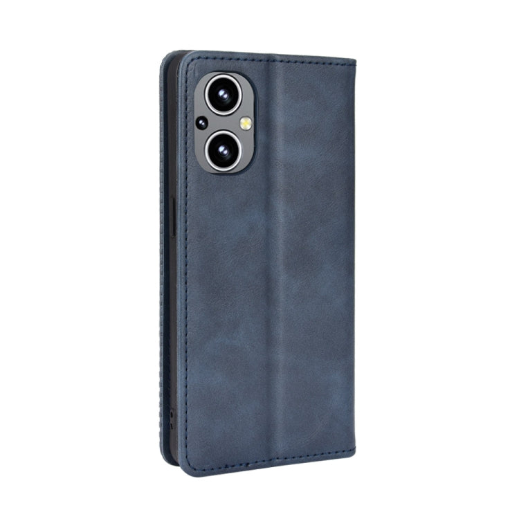 For OnePlus Nord N20 5G Magnetic Buckle Retro Texture Leather Case