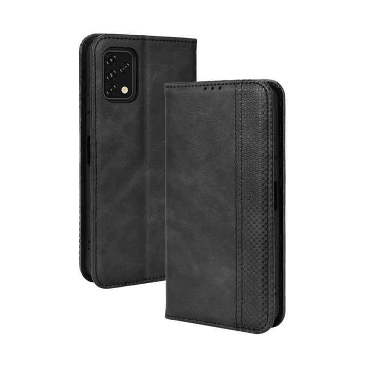 For Umidigi Power 5S Magnetic Buckle Retro Texture Leather Case