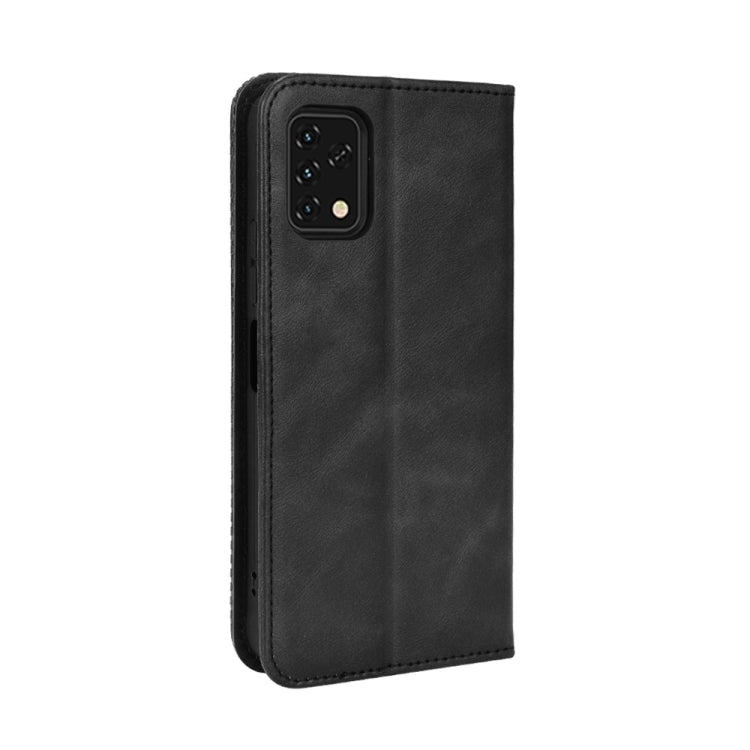 For Umidigi Power 5S Magnetic Buckle Retro Texture Leather Case