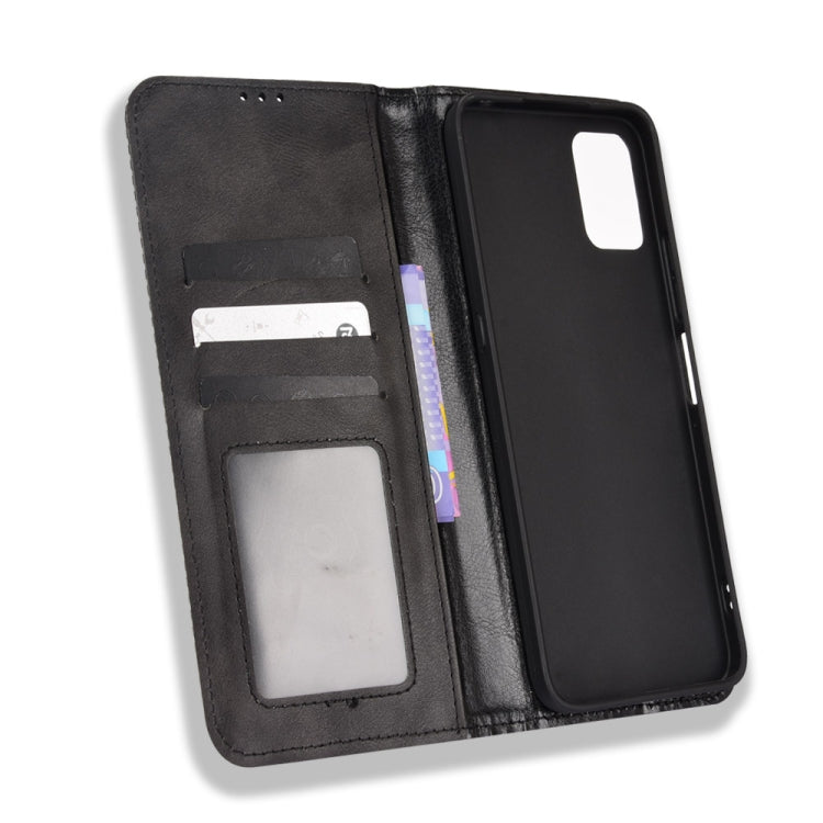 For Umidigi Power 5S Magnetic Buckle Retro Texture Leather Case