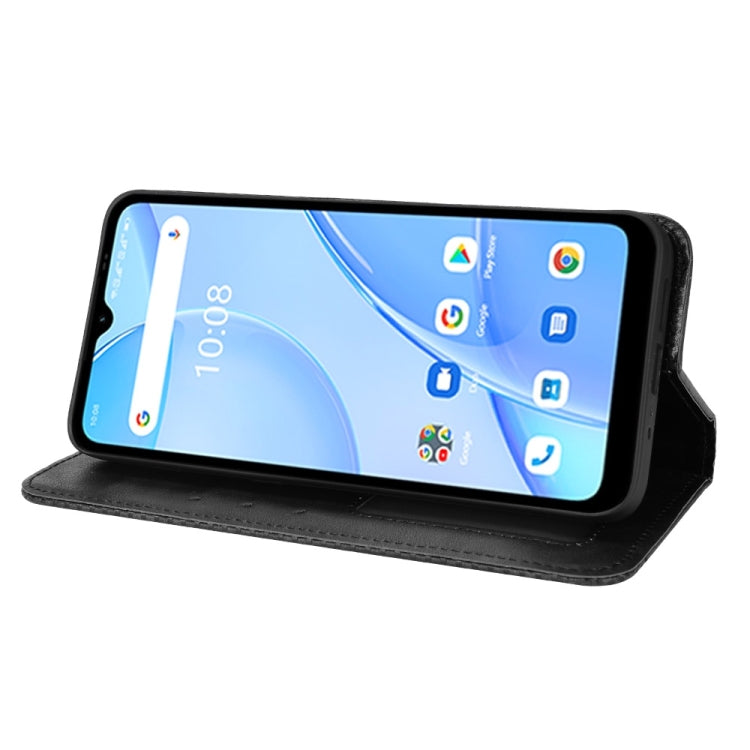 For Umidigi Power 5S Magnetic Buckle Retro Texture Leather Case