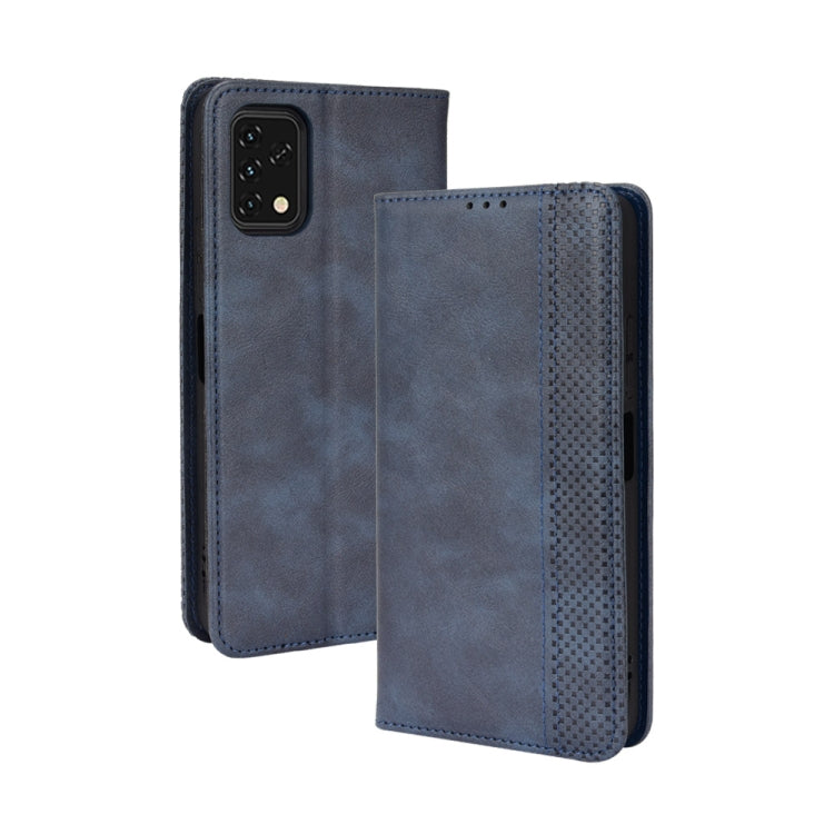 For Umidigi Power 5S Magnetic Buckle Retro Texture Leather Case