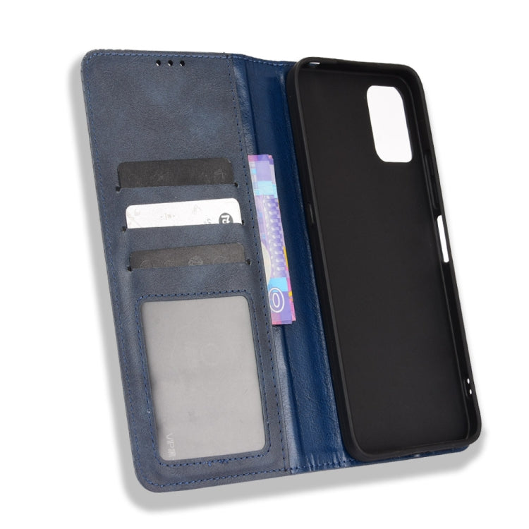For Umidigi Power 5S Magnetic Buckle Retro Texture Leather Case