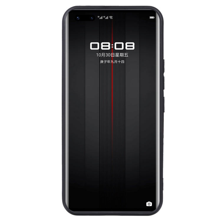 TPU Phone Case For Huawei Mate 40 RS Porsche Design(Full Matte Black)