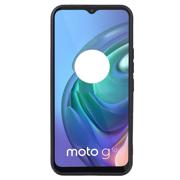 TPU Phone Case For Motorola Moto G10 Power(Full Matte Black)