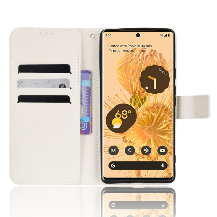 For Google Pixel 6 Pro Diamond Texture Leather Phone Case