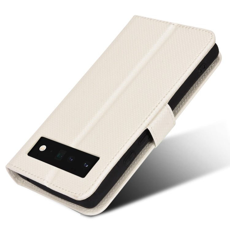 For Google Pixel 6 Pro Diamond Texture Leather Phone Case